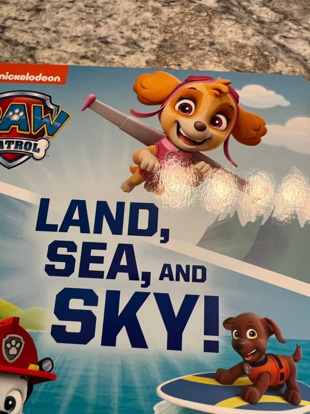 Nickelodeon Paw Patrol Land, Sea, and Sky Sound Hard Back Book *Call out*